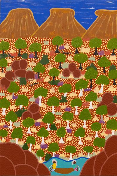 Out Bush 41x61cm