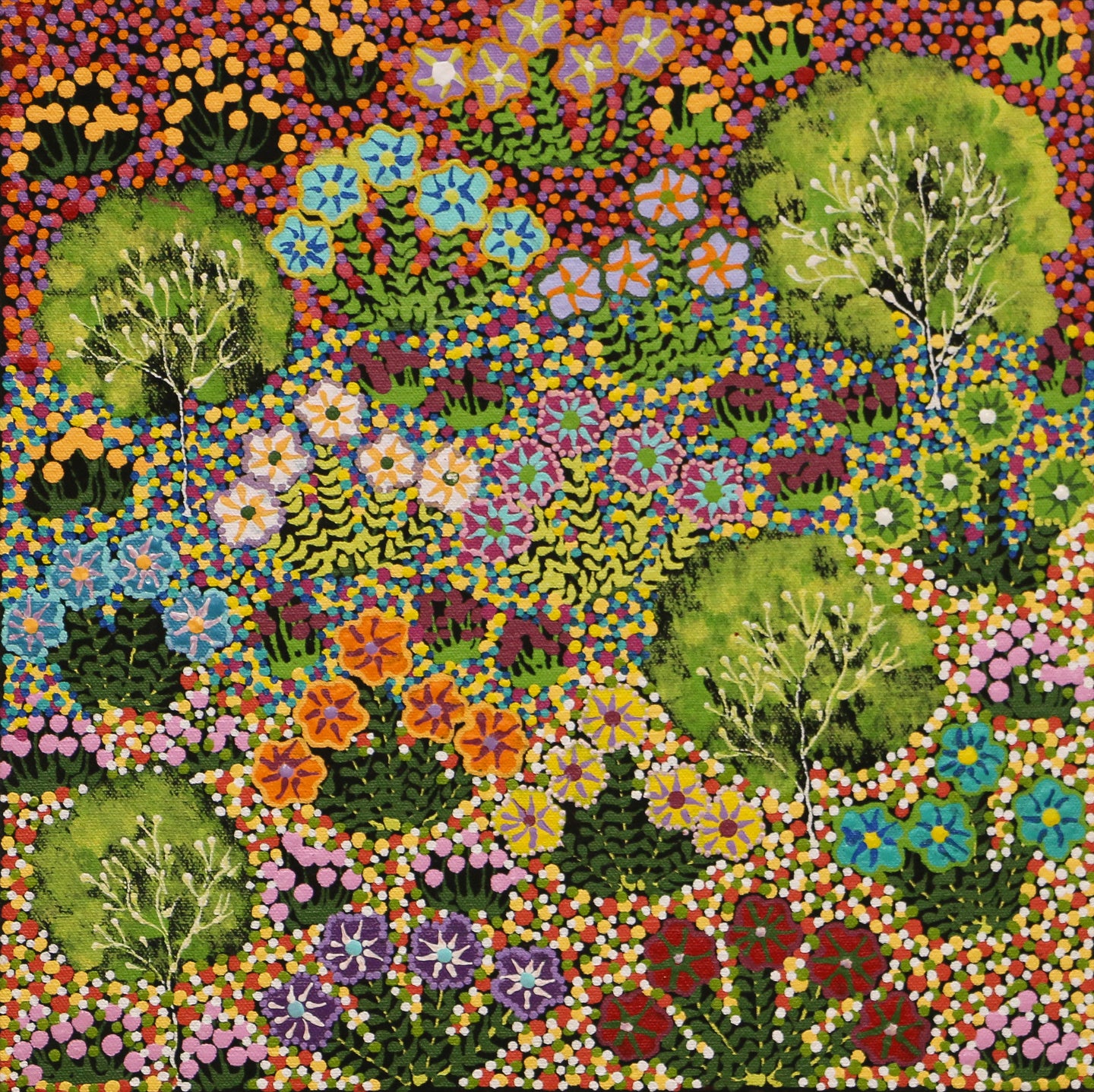 Wildflowers, 30x30 cm