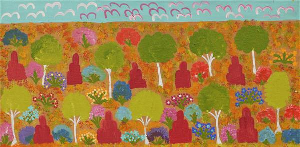 Bush Flowers 61x30cm