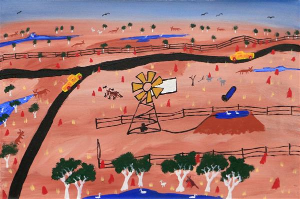 Early Summer, Alroy Downs 61x41cm