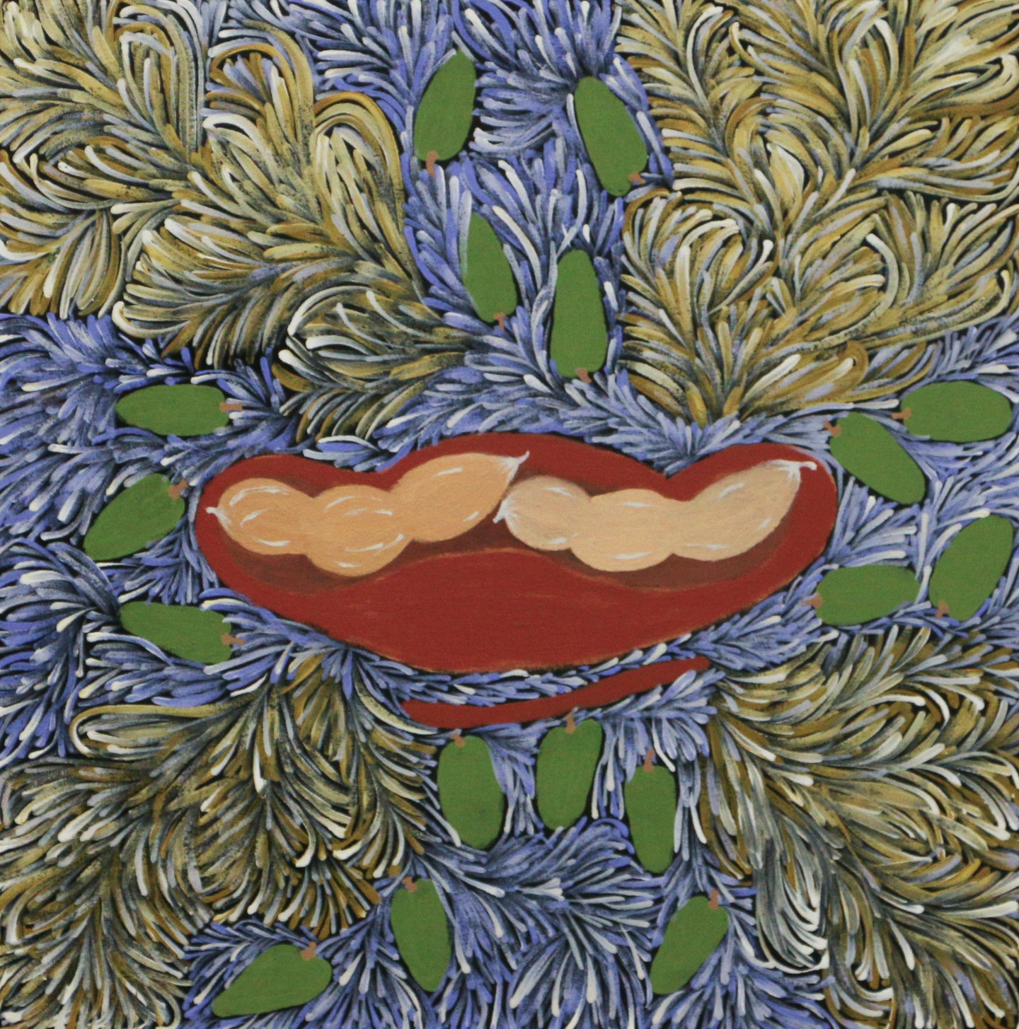 Bush Bananas and Sweet Potatoes 61x61 cm