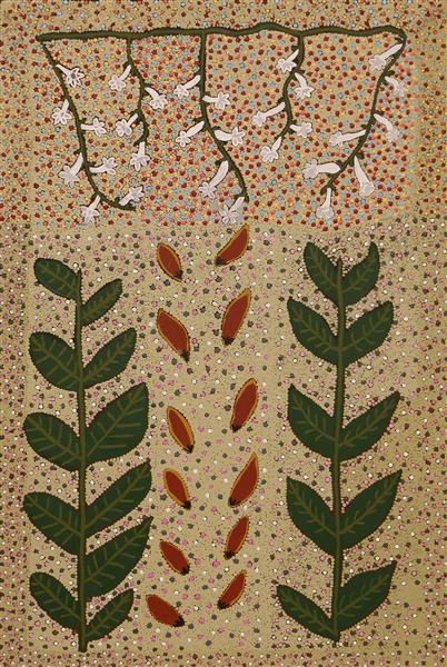 Bush Tabacco Leaf, 91x61cm