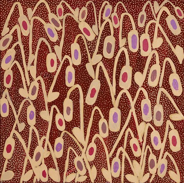 Bendy Flowers, 61x61cm