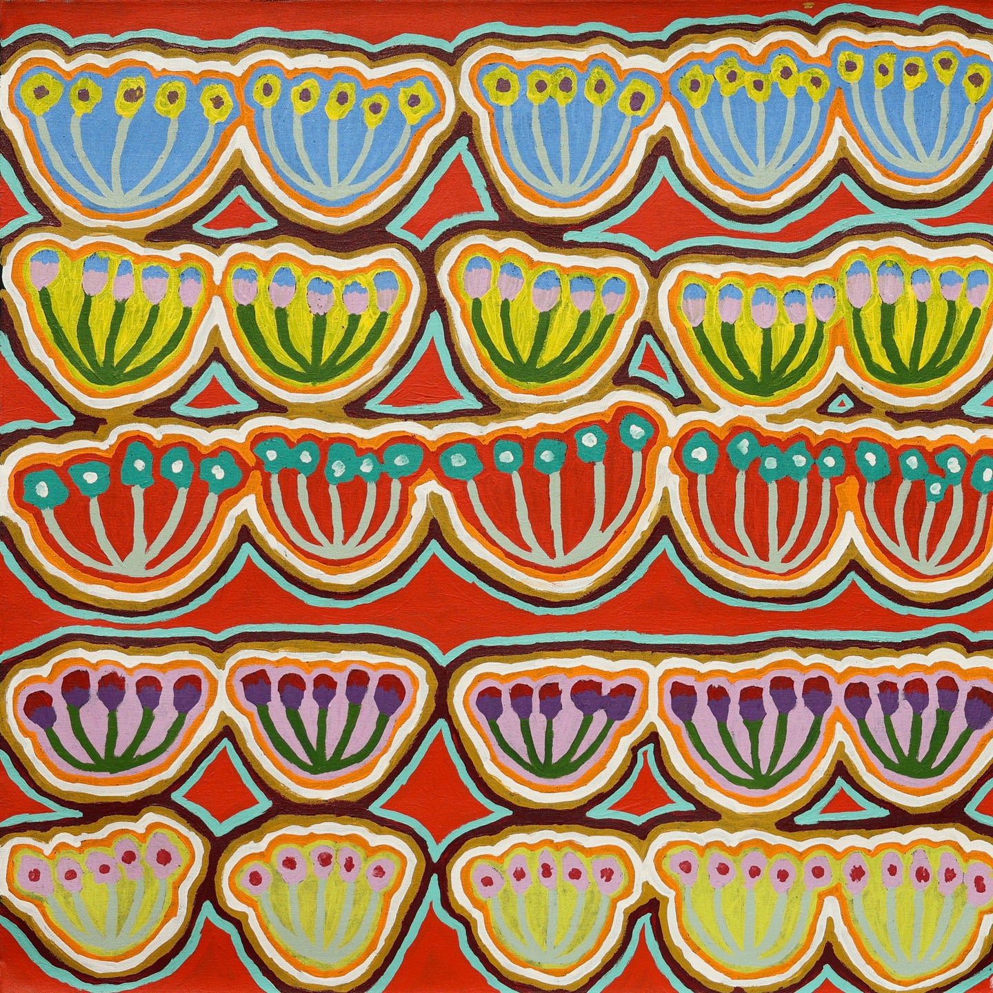 Bush Medicine, 91x91cm