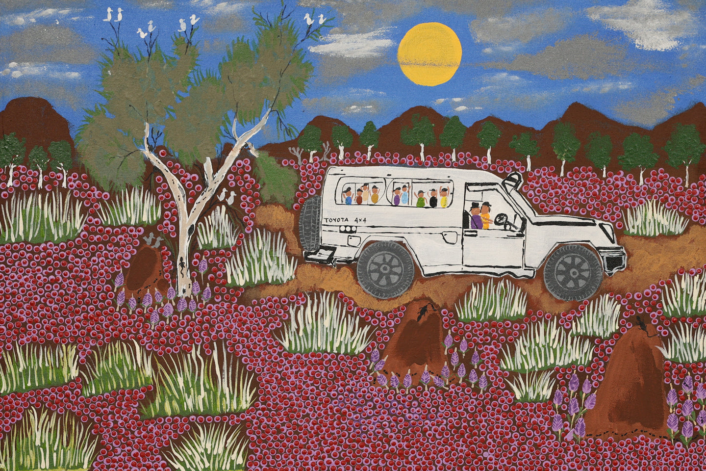 Troopy on the Road 41x61cm