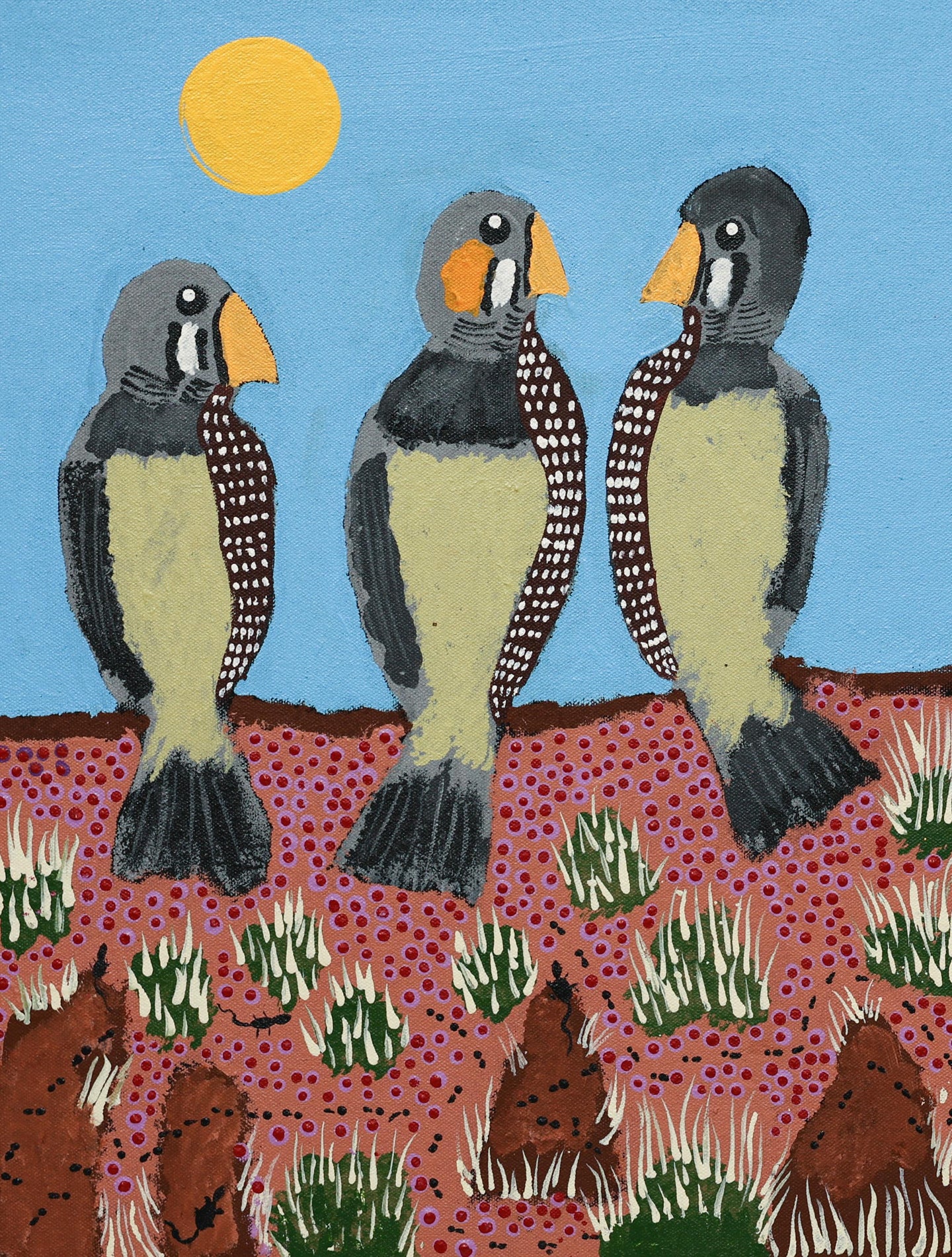 Native Birds 41x31cm