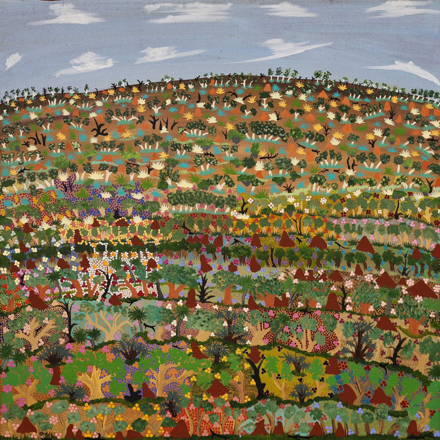 After Rain, 61 x 61 cm