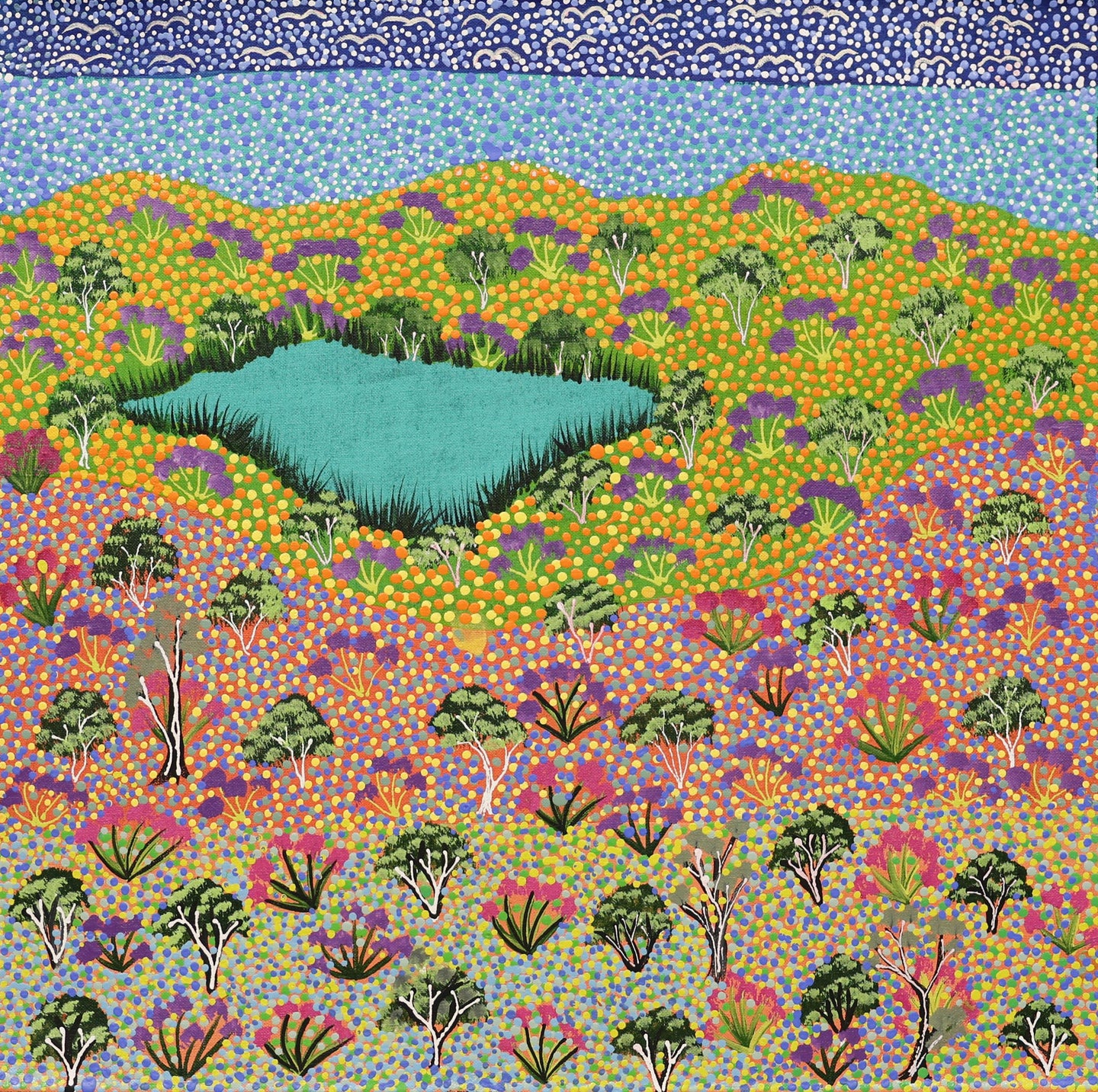 After Rain, 61x61 cm