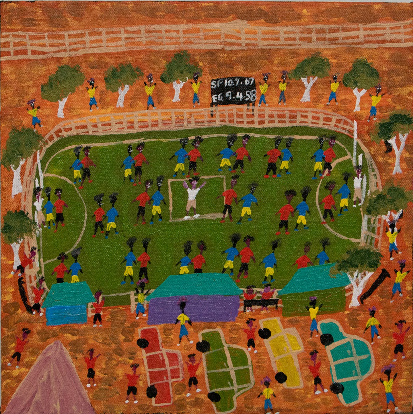 Eagles versus Sporties, 30x30cm