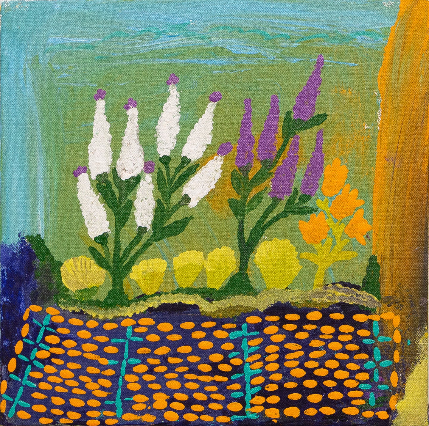 Bush Flowers on Country, 30x30 cm